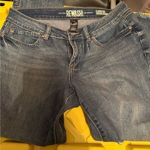 Rewash Women's Classic Blue Boyfriend Jeans